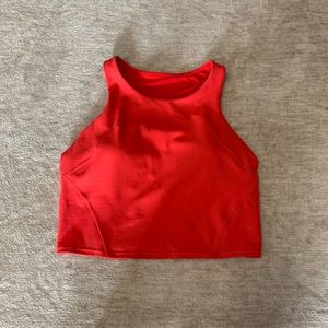 Lululemon Invigorate Training Tank Top Size 10 Love Red